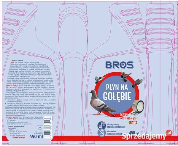 Płyn na gołębie 450ml 15942028 Kamionna