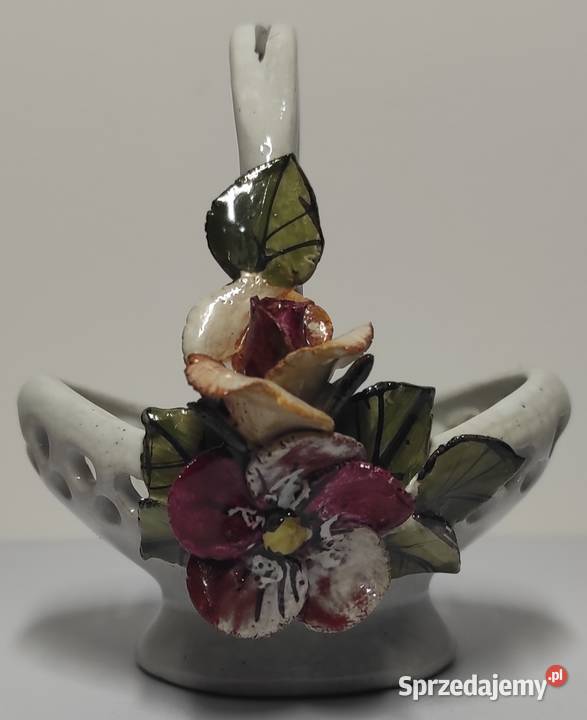 Porcelanowy koszyk koszyczek kosz z porcelany mazowieckie Warszawa