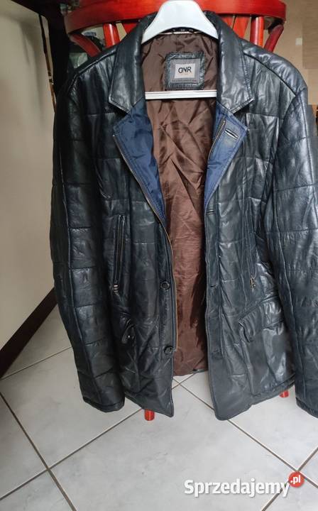 skórzana męska kurtka marynarka ze skóry Trencz Kielce