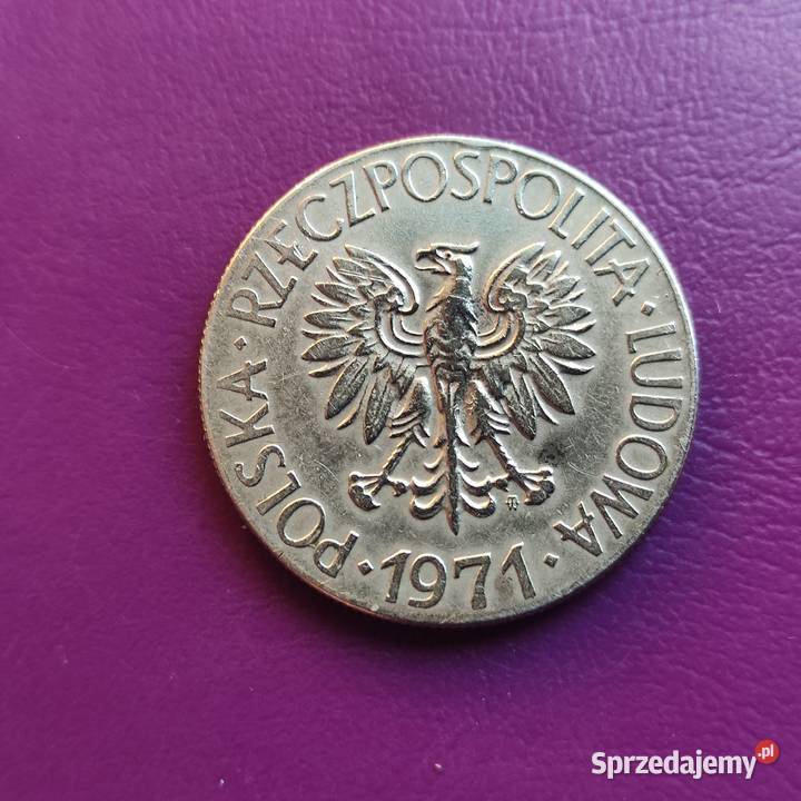 Moneta PRLu 10 ZŁOTYCH 1971 KOŚCIUSZKO Piękna Pruszków sprzedam