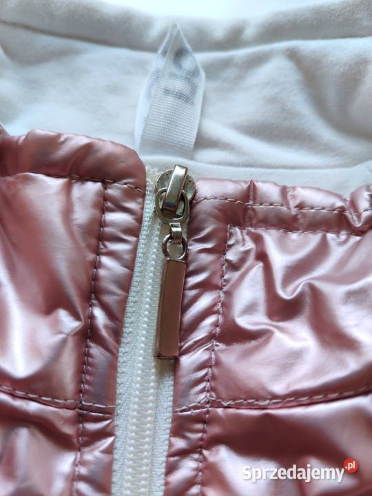 Unikatowa kurtka różowa błyszcząca metalik Kurtki i płaszcze Katowice
