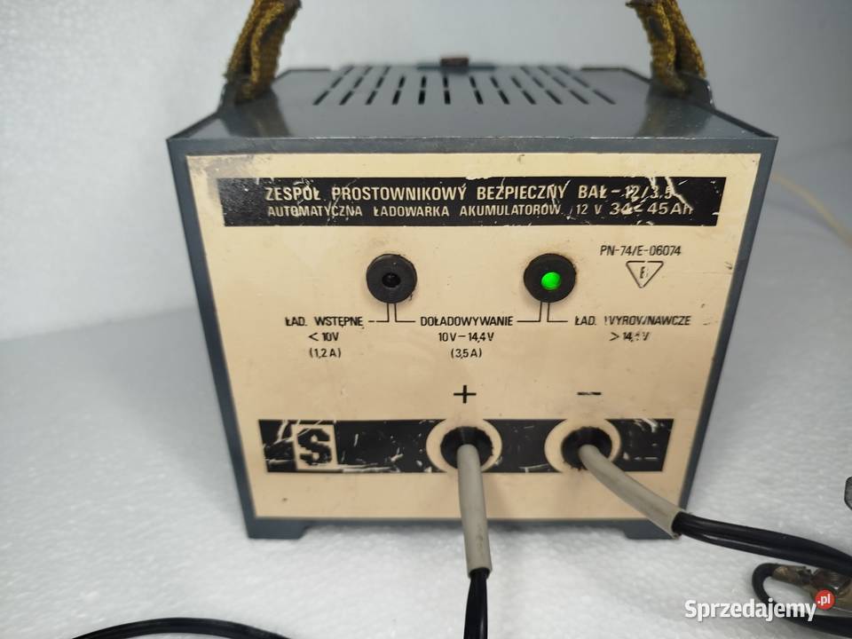 Zespół prostownikowy bezpieczny BAŁ 12v35A Zgierz