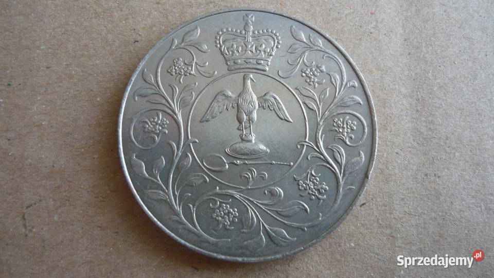 Moneta medal Elizabeth II 1977 25 Pence Silver Sokółka sprzedam