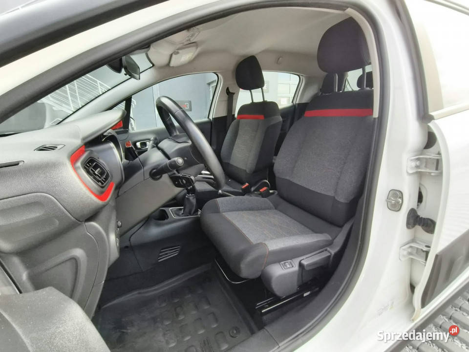 Citroen C3 12 benzyna 82 ledy tablet nawigacja biały Kęty