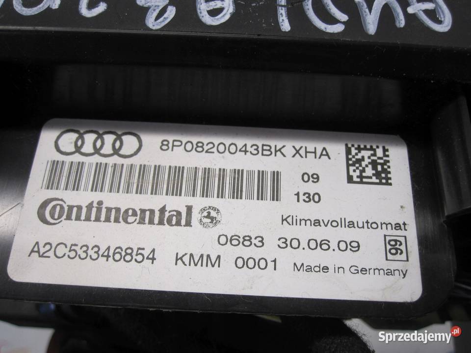 AUDI A4 B8 IV 08r panel klimatyzacji 8P0820043BK Kielce