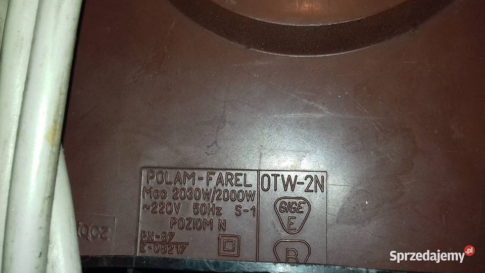 Nagrzewnica elektryczna Fael Farel Polska Kołobrzeg sprzedam