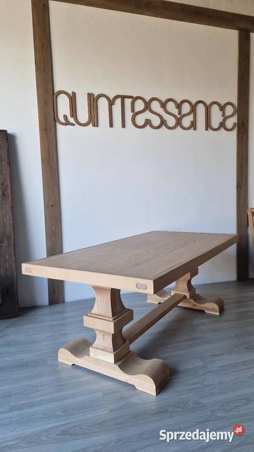 Stół dębowy z możliwością rozłożenia Hampton Warszawa