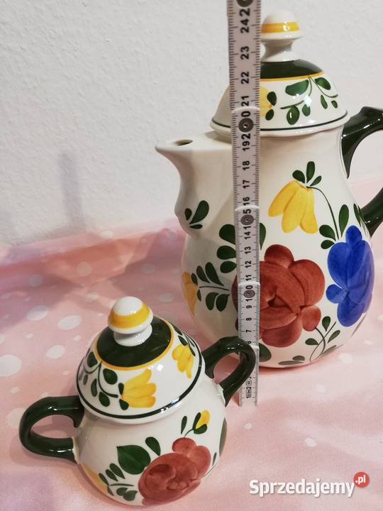 Dzbanek i cukiernica porcelana Villeroe Boch Gorlice