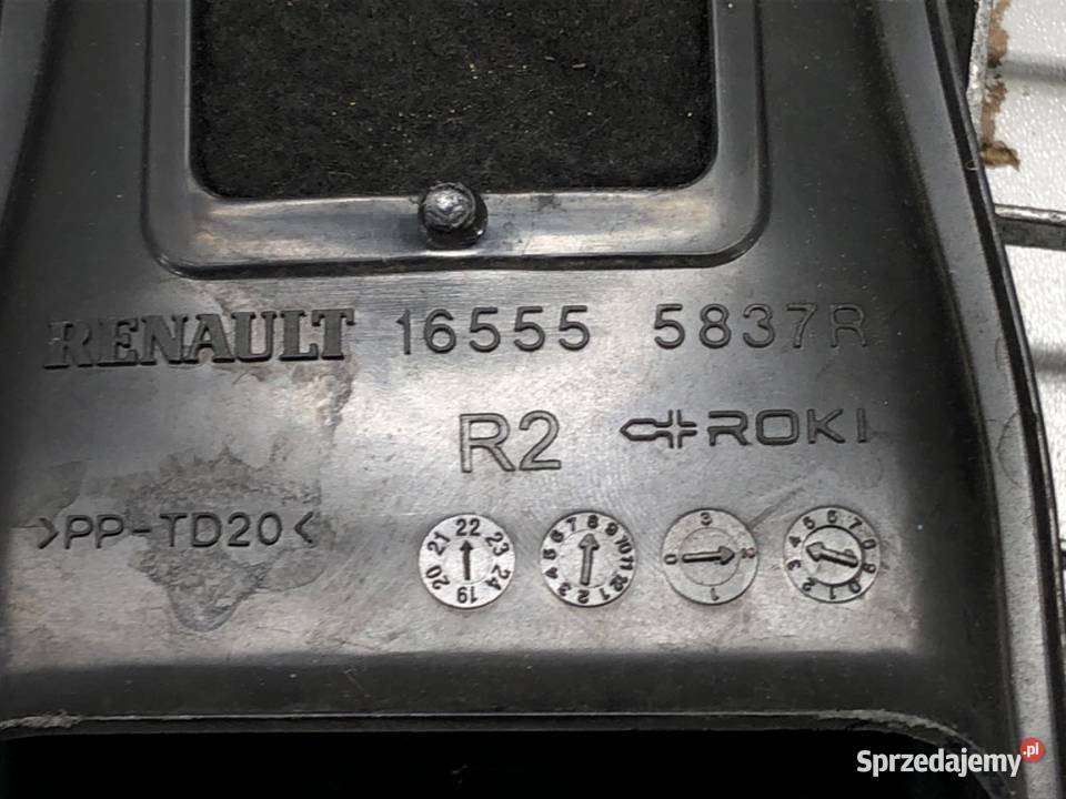 RURA POWIETRZA RENAULT CLIO V 165555837R 16 94 podkarpackie sprzedam