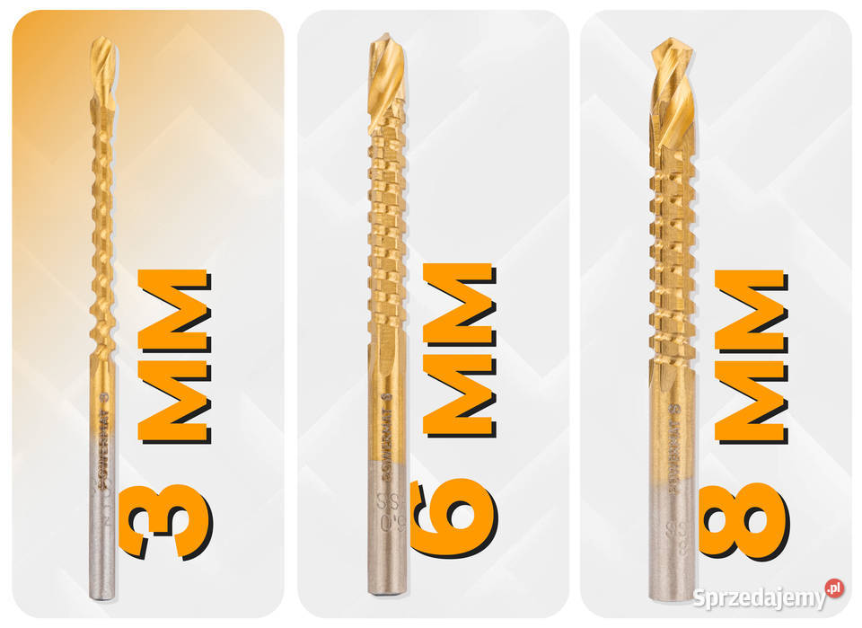 wiertła stopniowe frezujące do metalu hss drewna Osprzęt do elektronarzędzi Katowice