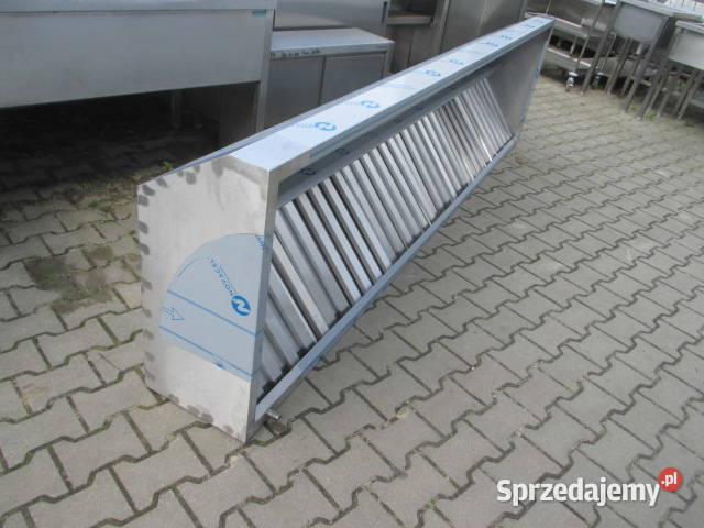 NOWY Okap Trapezowy Z Filtrami 250x80x35 wielkopolskie Ostrów Wielkopolski
