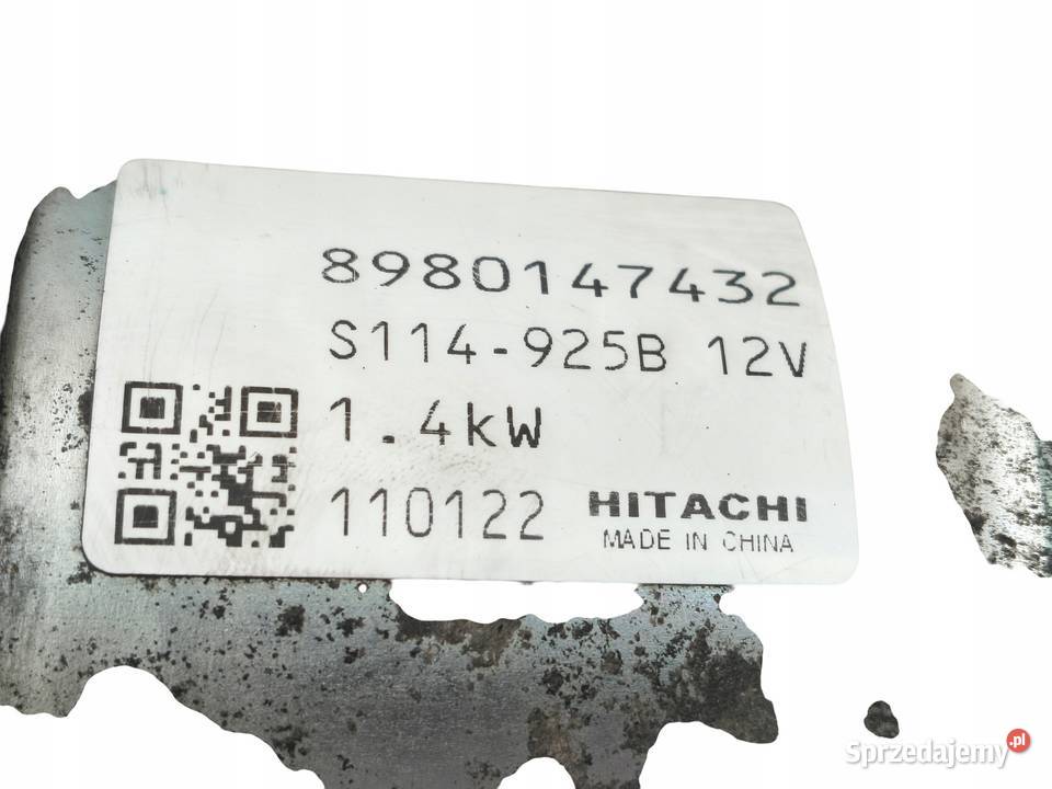 ROZRUSZNIK Opel Astra J Meriva B 17CDTI Hitachi