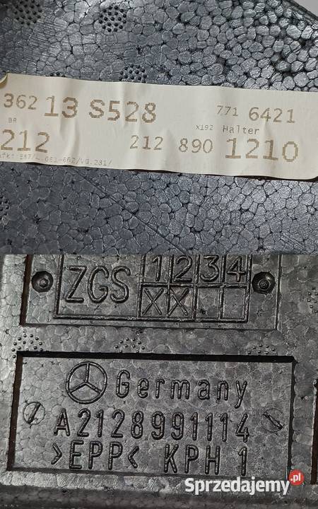 MERCEDES W212 LIFT KOMBI STYROPIAN WKŁAD osobowe Pleszew