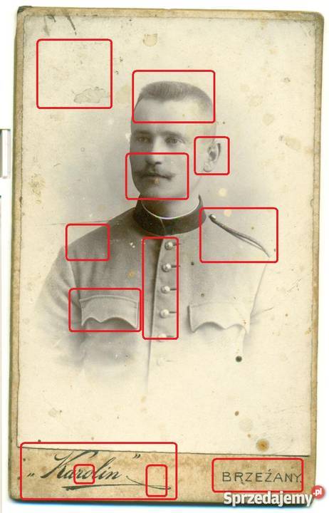 Stare zdjęcie żołnierz Niemcy Armia Czerwona Car Ostrów Wielkopolski