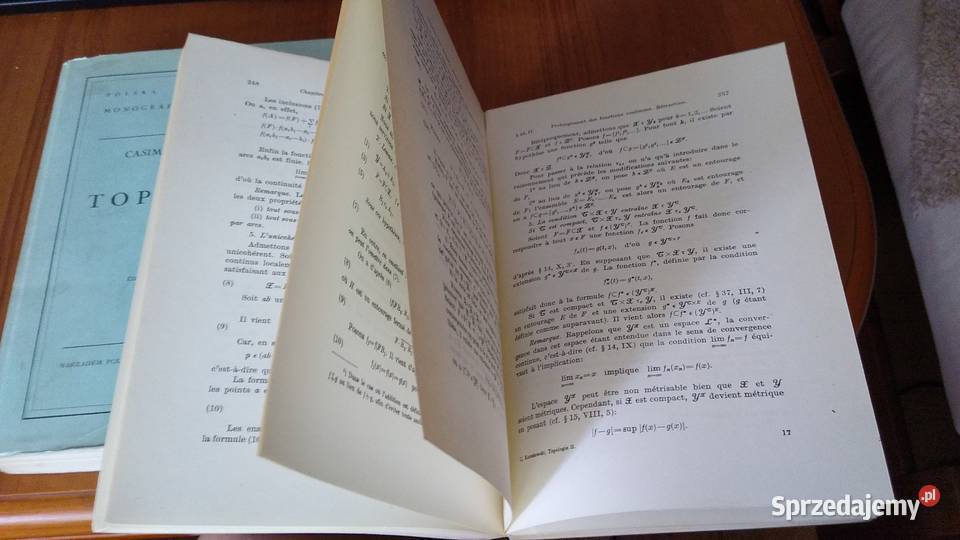 Topologie Vol 12 Casimir Kuratowski Monografie Rok wydania 1952 pomorskie Gdańsk