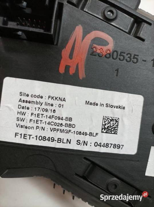 LICZNIK F1ET10849BLN Ford Focus Mk3 20102019 Liczniki i zegary Części samochodowe
