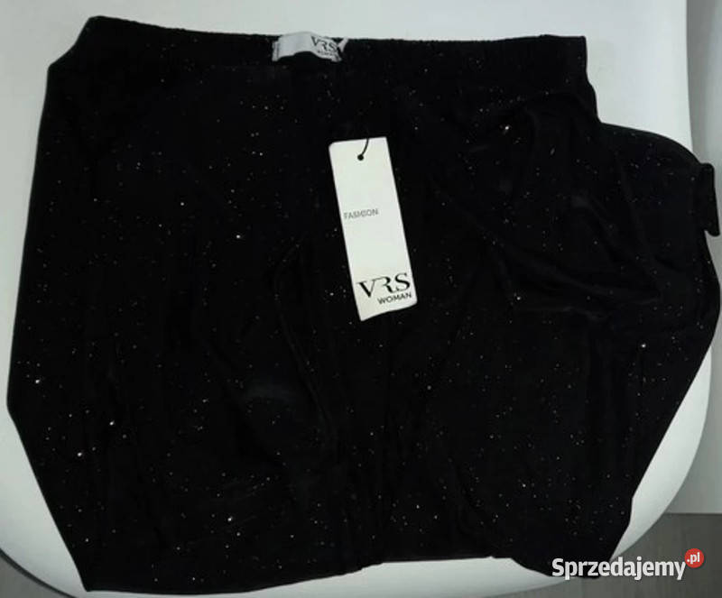 Leginsy cienkie czarne kryształki M FRS Woman Bez wzoru Bydgoszcz