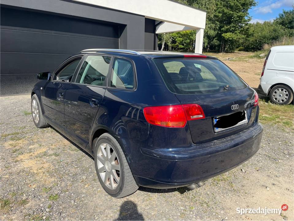 Audi A3 8P 20 TDI Manual 140 welurowa tapicerka A3 Bolesławiec