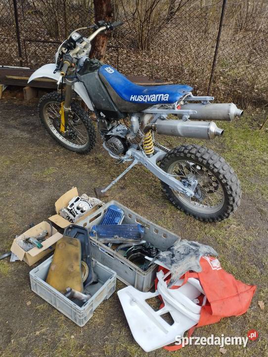 HUSQVARNA TE 350 do remontu jako dawca części Motocykle, skutery, quady Knurów