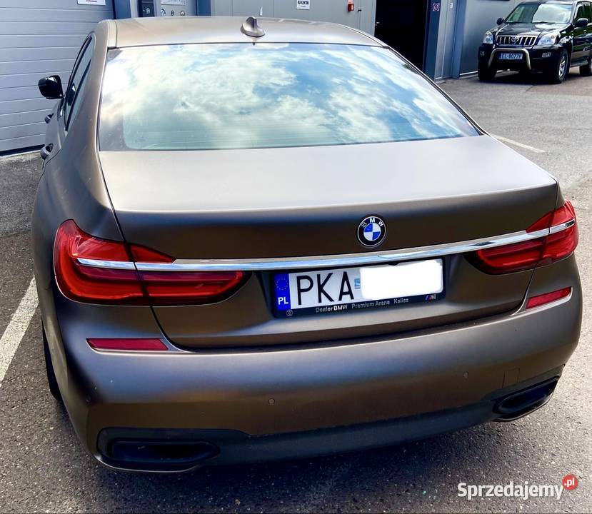 BMW 740Li Individual M 2018 420 kolor złotybrąz klimatyzacja Kalisz