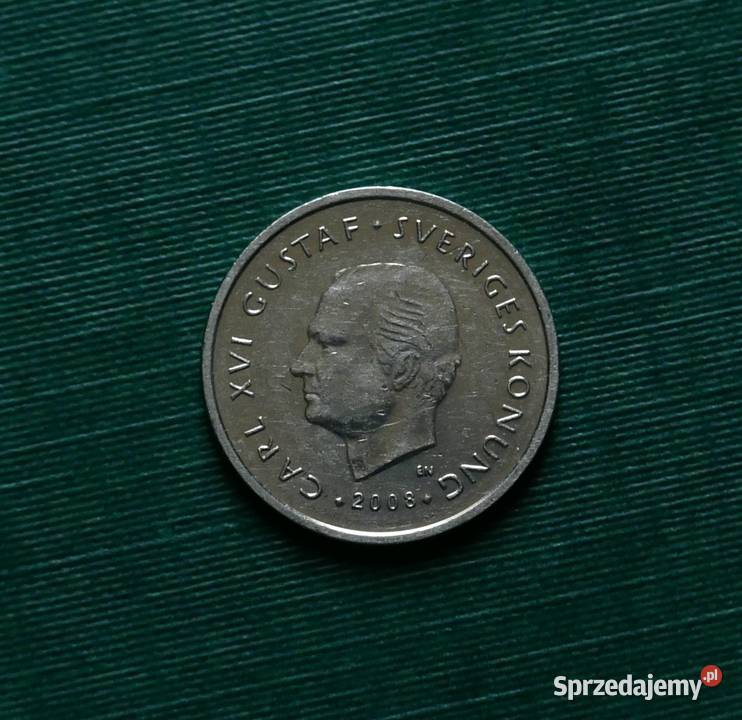 SZWECJA 1 korona 2008r Gliwice