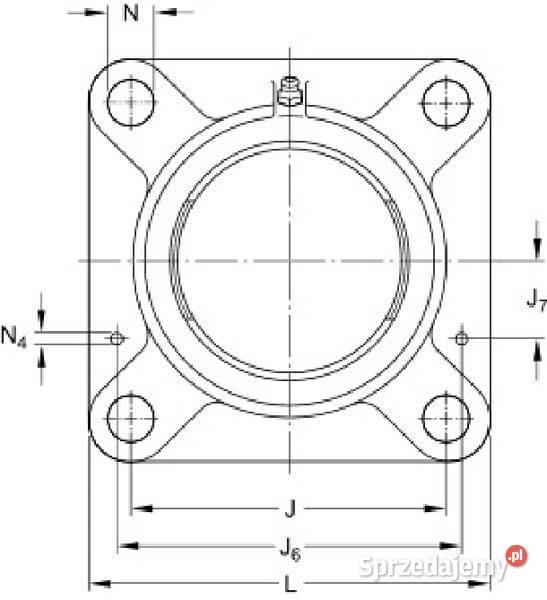 Obudowa łożyska SKF 7500FY507M Kamionna
