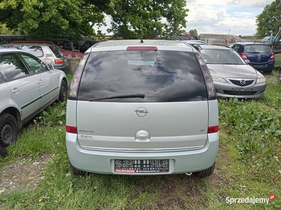 Opel Meriva A 16 77 kW 2009 r dawca części Szklarka Myślniewska