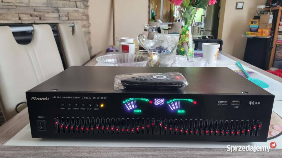 Korektor 40 pasm 2x20Band Bluetooth USB EQ 666BT łódzkie