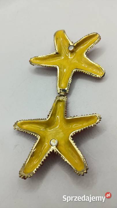 Puzderko metalowe na drobiazgi rozgwiazda