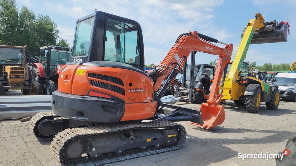 Kubota KX 1555 5 T 2021 r pełny VAT Koparki podkarpackie Zaklików