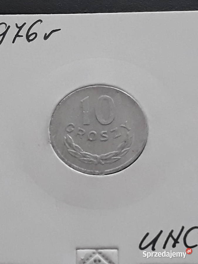 10 Groszy 1976 r Mennicze Numizmatyka Konin