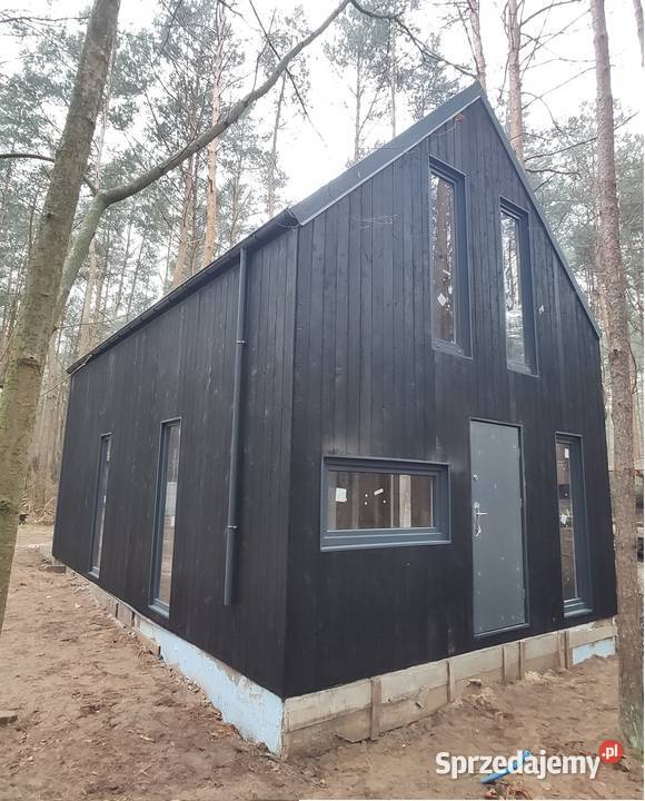 domek opalany 35m nowoczesna stodoła dom z Józefów
