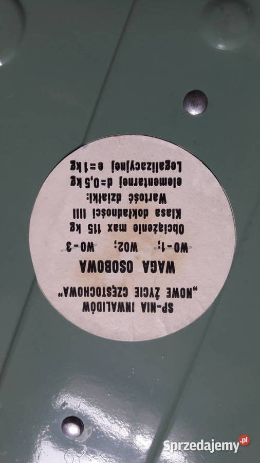 Waga osobowa łazienkowa INOWAG Akcesoria łazienkowe sprzedam