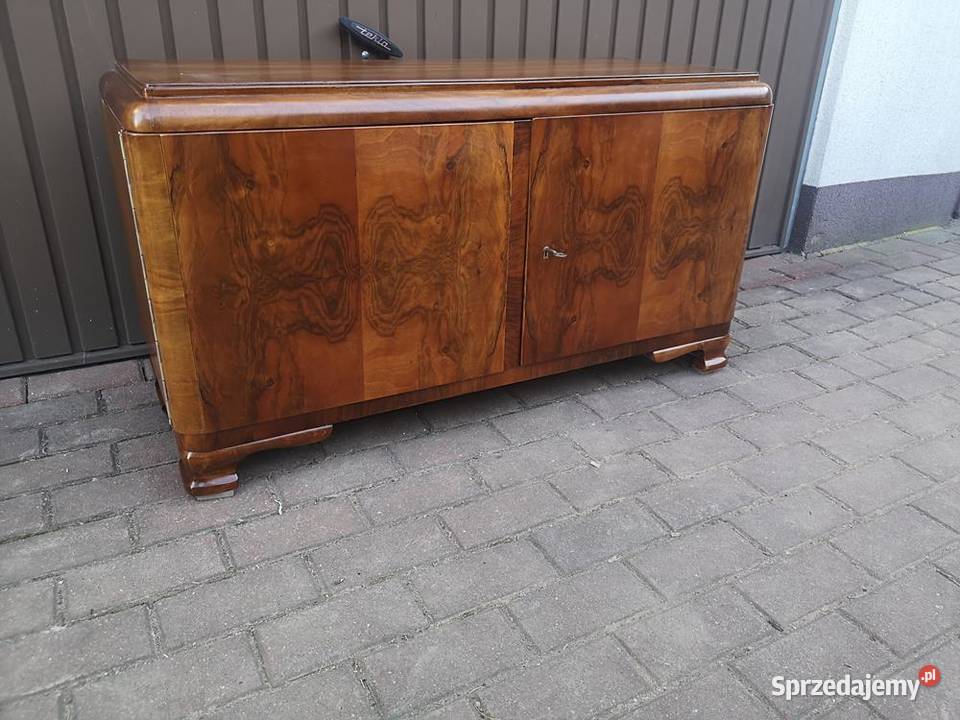 Komoda Niska ARTDECO Orzech RTV 110 Stara Antyk wielkopolskie Swarzędz