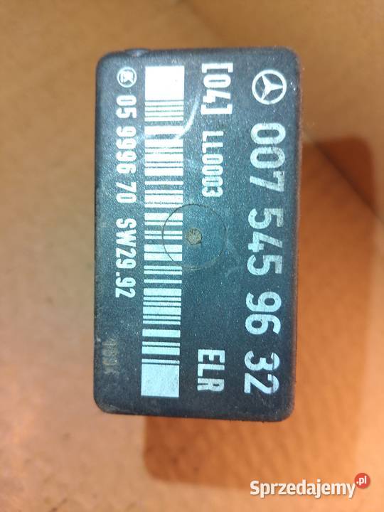 Mercedes 0075459632 przekaźnik pompy wtryskowej osobowe Kocmyrzów