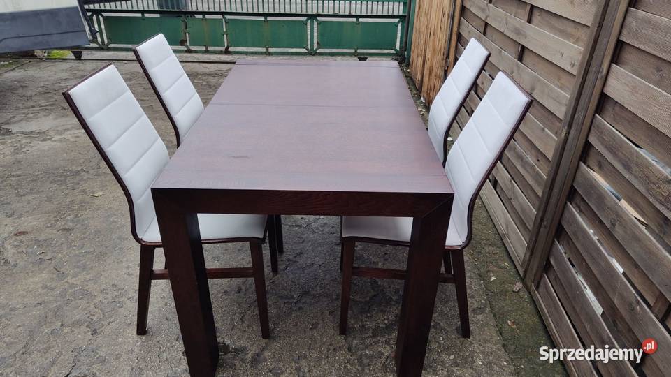 Komplet Paged stół rozkładany Cuba 4 krzesła mazowieckie Warszawa