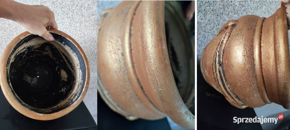ceramika kamionka dzban donica włoska misa Donice Kielce sprzedam