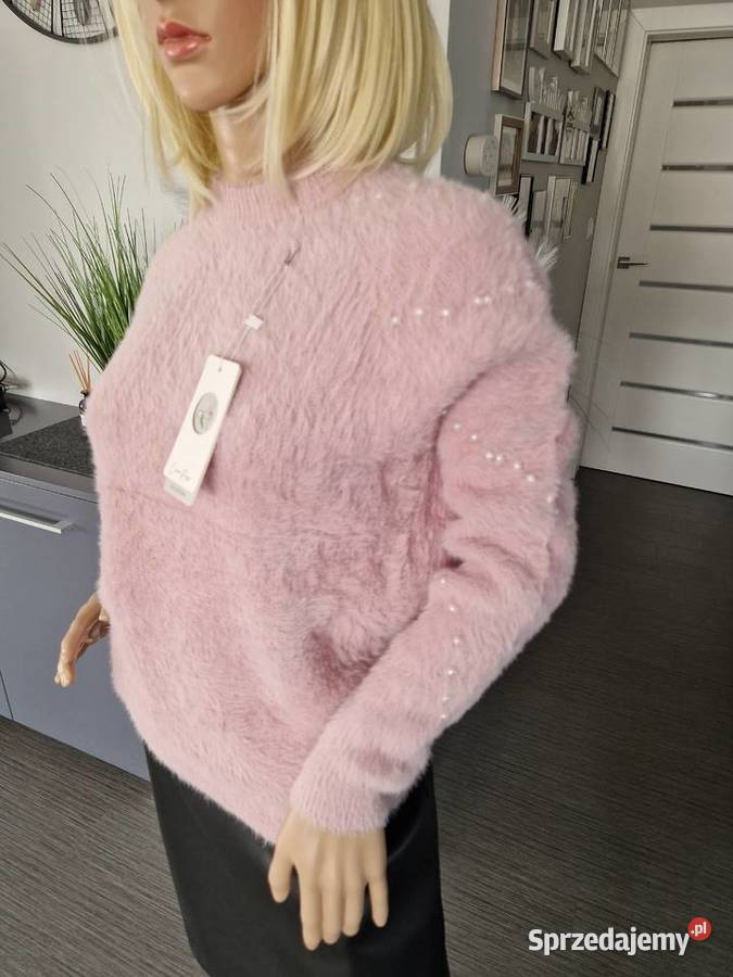 Sweter w pudrowym rózu Nowogard sprzedam