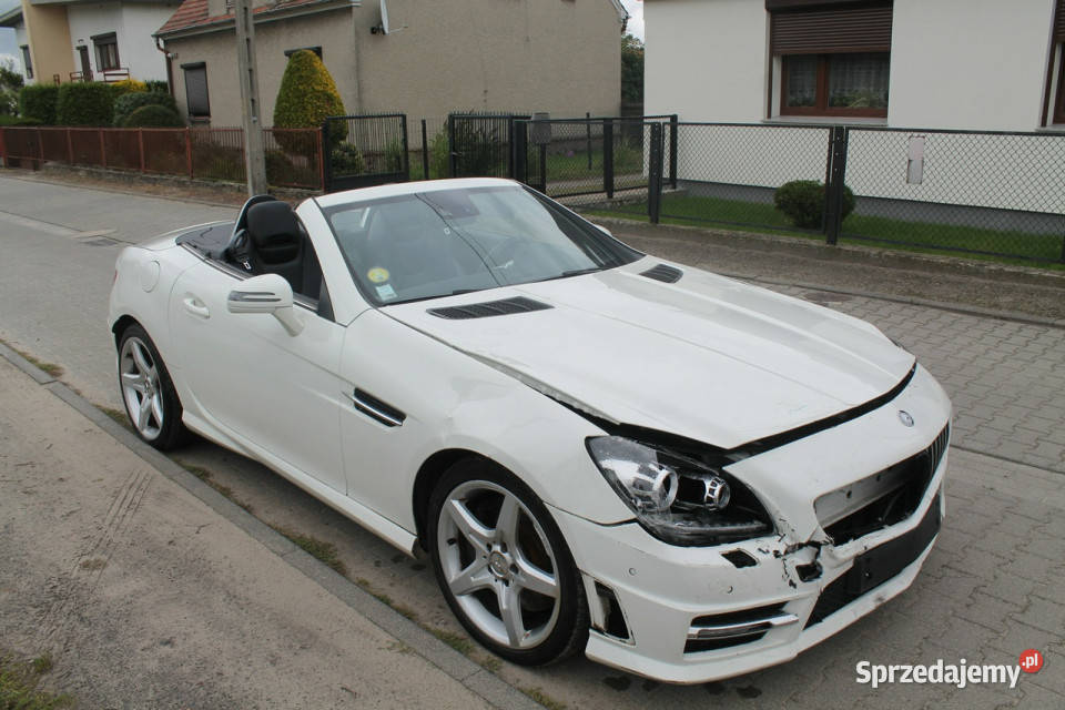 Mercedes SLK 250 R172 2011 biały Mercedes-Benz Ostrów Wielkopolski sprzedam