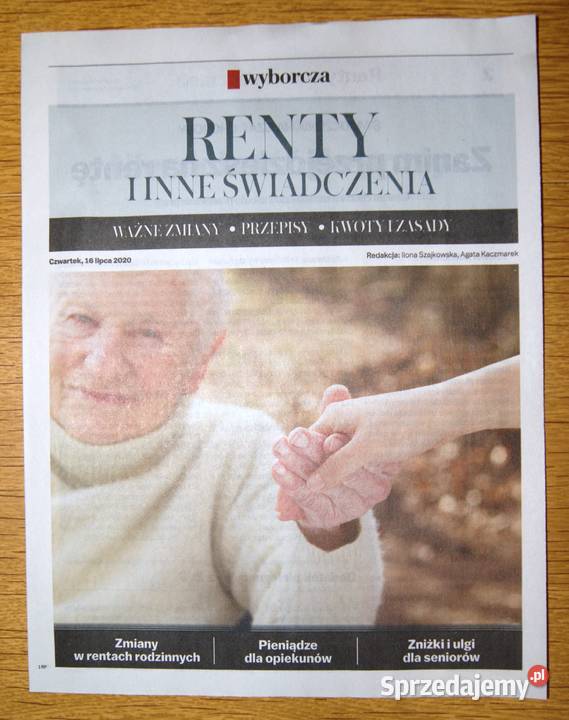 Renty i inne świadczenia Gazeta Wyborcza miękka Parczew