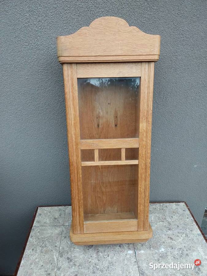 Szafka witrynka z obudowy starego zegara mocna pomorskie Tczew