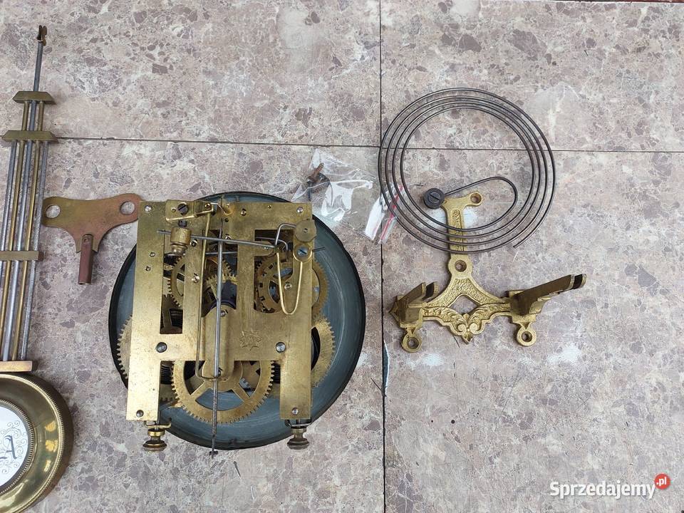 140 Zestaw mechanizm starego zegara Junghans