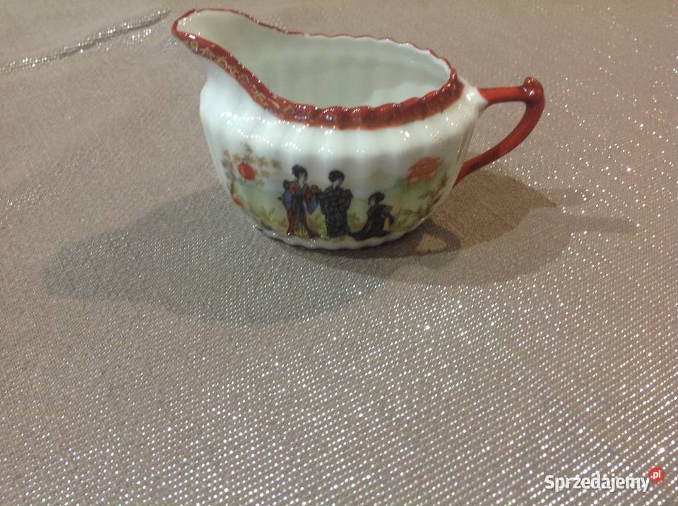 Mlecznik Porcelanowy Trzy Gejsze wielokolorowy Nowa Sól