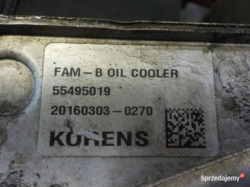 INSIGNIA ANTARA ZAFIRA 20 CDTI 17r 170 B20DTH Układ chłodzenia Suków