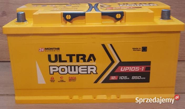 Akumulator Ultra Power 12V 105Ah 950A osobowe Jelcz-Laskowice