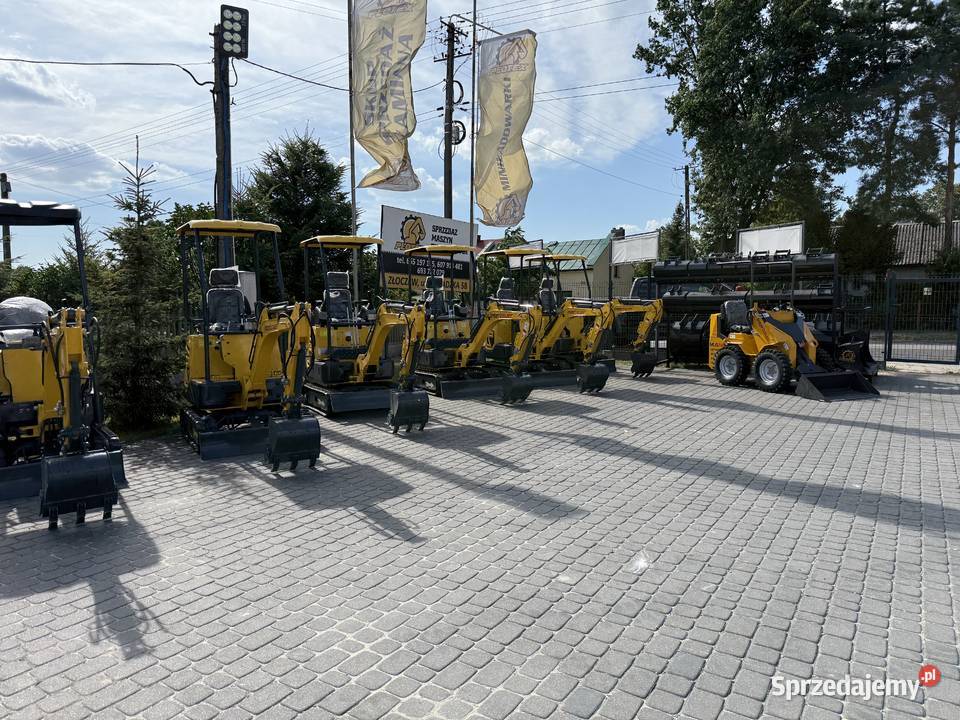 NOWA minikoparka Interbauer IB08 1100 świeca Koparki Złoczew