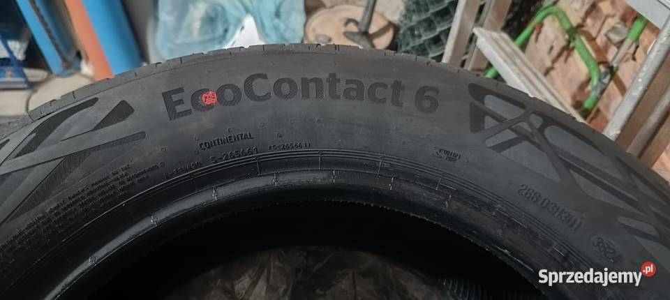 Opony letnie Continental EcoContact 6 pomorskie Gdańsk