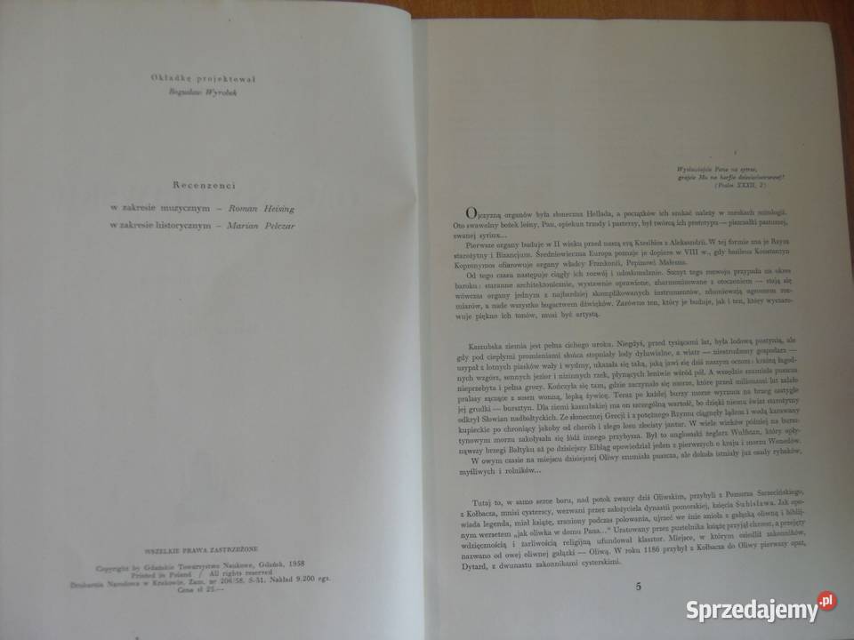 ORGANY OLIWSKIE Osięciny