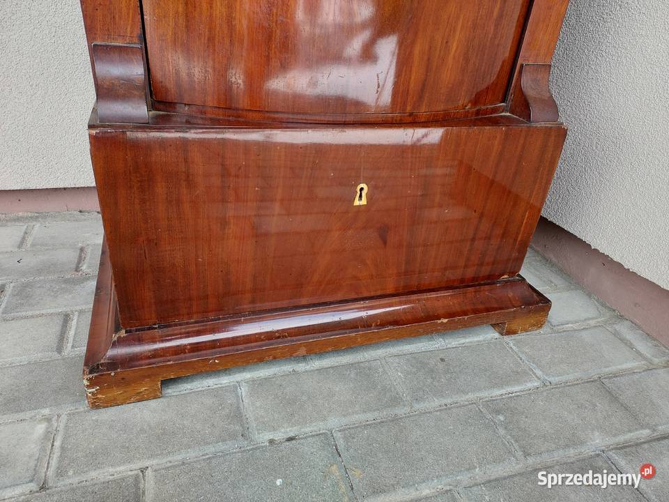 Stary słupek cylindryczny szafka biedermeier Tczew