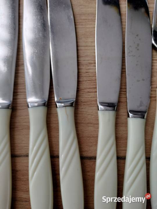 Stary komplet sztućców zestaw noże widelce Choszczno